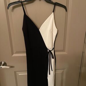 Cute Black and White Women's Cocktail Dress
